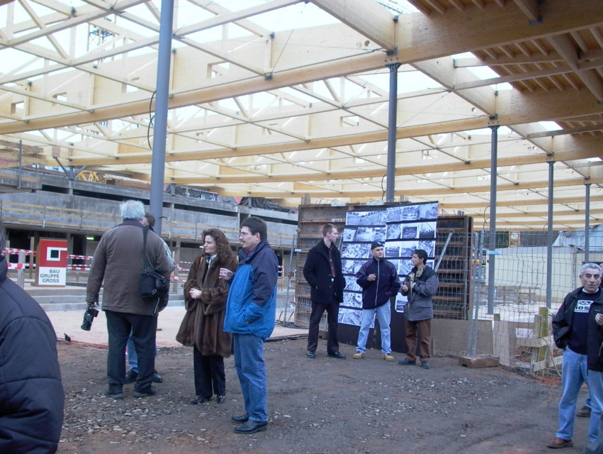 Hallenbad St. Ingbert Neubau vom Bad Blau - Richtfest
